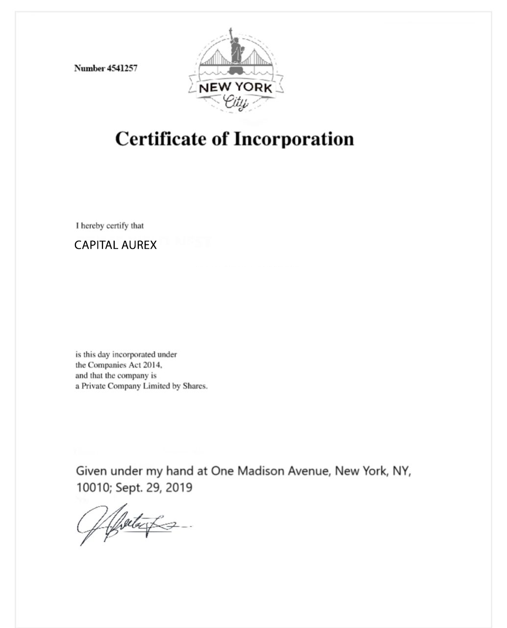 Investment Business License